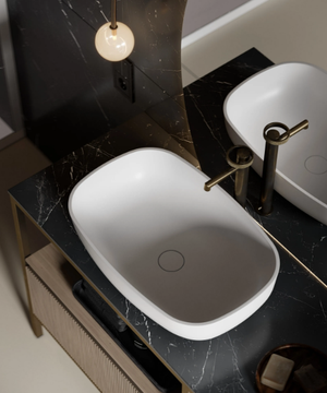 SWEET - Countertop oval washbasin by MOMA Design - view 3
